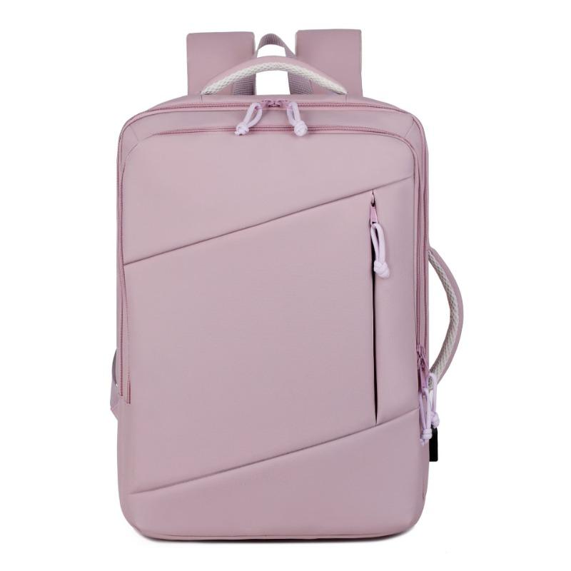 

Многофункциональный деловой рюкзак для мужчин, портативный рюкзак большой вместимости с USB-зарядкой и отделением для влажных и сухих вещей 32cm *44cm *16cm розовый