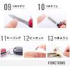 Victorinox Evolution 10 Swiss Army Knife Ergonomic Design 13 Functions with Corkscrew Multi-Tool