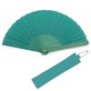 Shoroku Summer Mini with Fan Fashion Emerald [Nishikawa Shoten] Fan, Size, Case, Women's Fan, Craftwork,