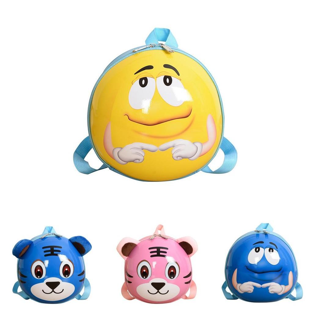 Toddler Tiger Animal Pattern Kids Backpack With Soft Polyester Lining For Daily Use