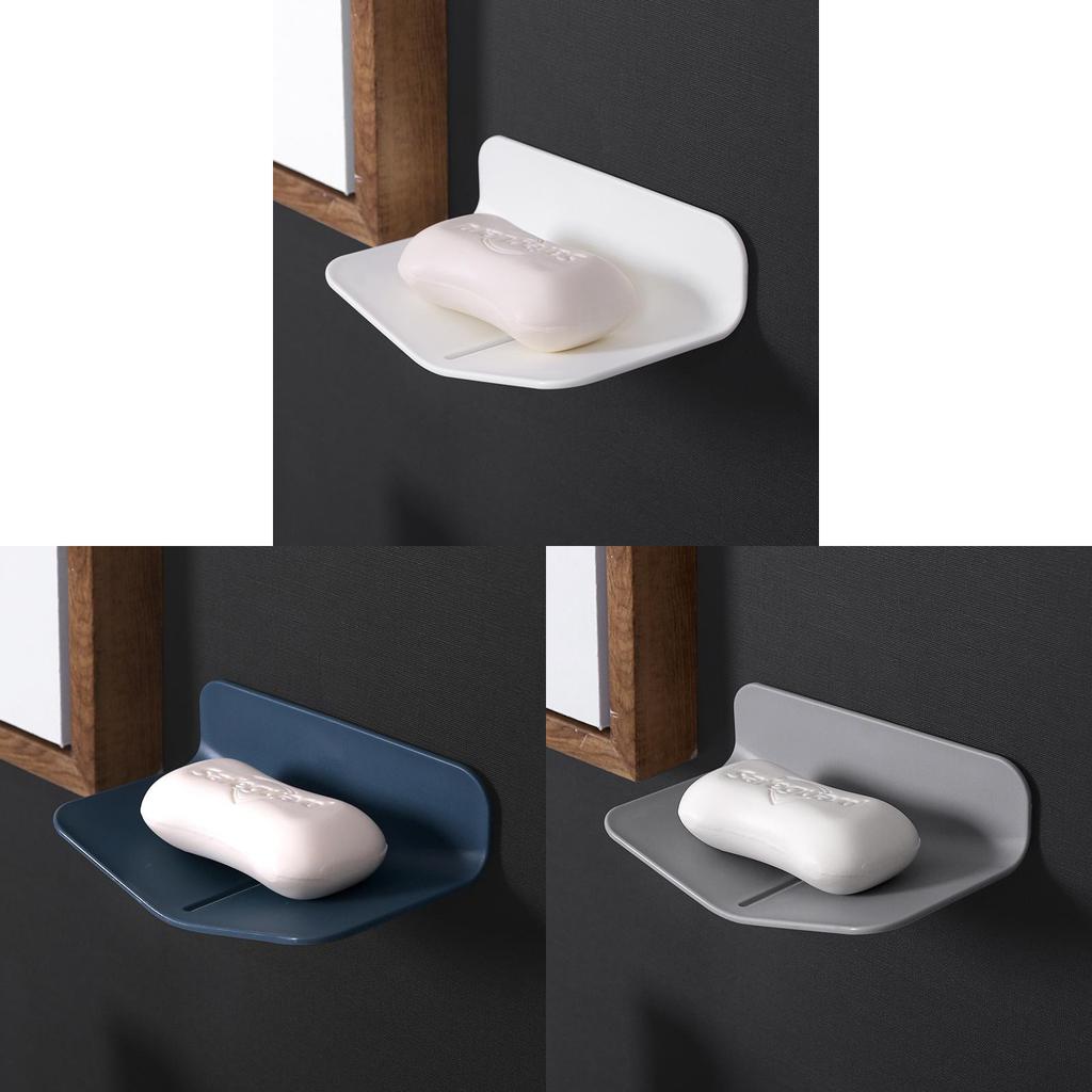 V Shape Soap Dispenser Wall Mount With Drip Tray For Bathroom Storage And Convenience