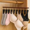 Wooden Wooden Storage Rack 10 Clips Socks Hanging Rack No Trace Drying Rack  Wardrobe Storage