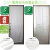 cloth shop Nunoya Cafe Curtain for Small Button Adjustable UV 60cm Wide x 170cm Long Leaf Windows, Closure, Length, Shade, Protection, Approx.