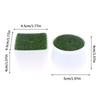 5Pcs Thickened Balcony Fake Flowers Garden Decoration Flower Pot Bonsai Ornament Flower Arrangement Device Vase With Woven Lawn
