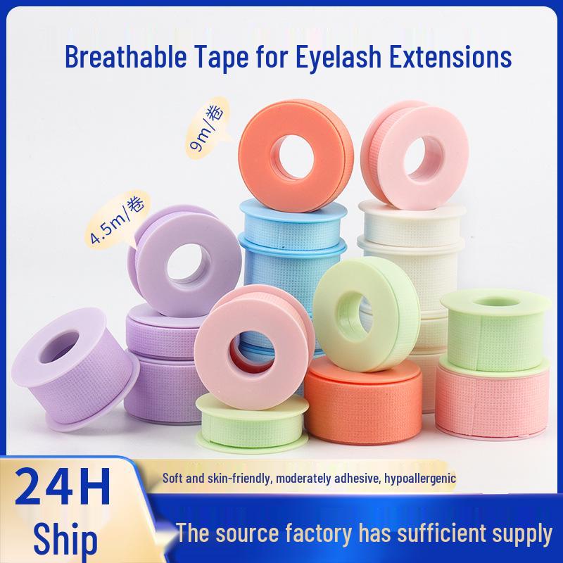 Breathable Non-Woven Eyelash Extension Adhesive Tape with Plastic Core