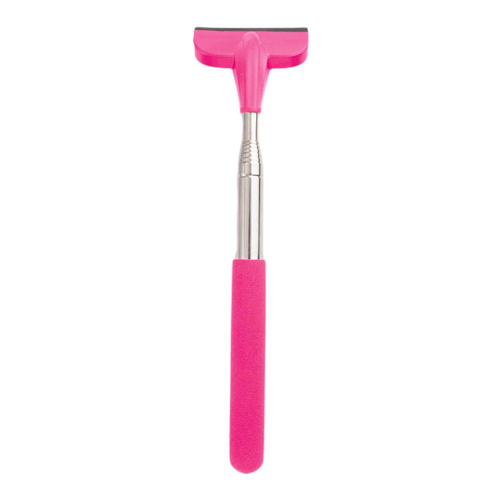 Car Rearview Mirror Wiper Telescopic Auto Mirror Squeegee Mirror Mist Handle Glass Cleaner Car Tool 98cm Cleaner Long Clean K1O8