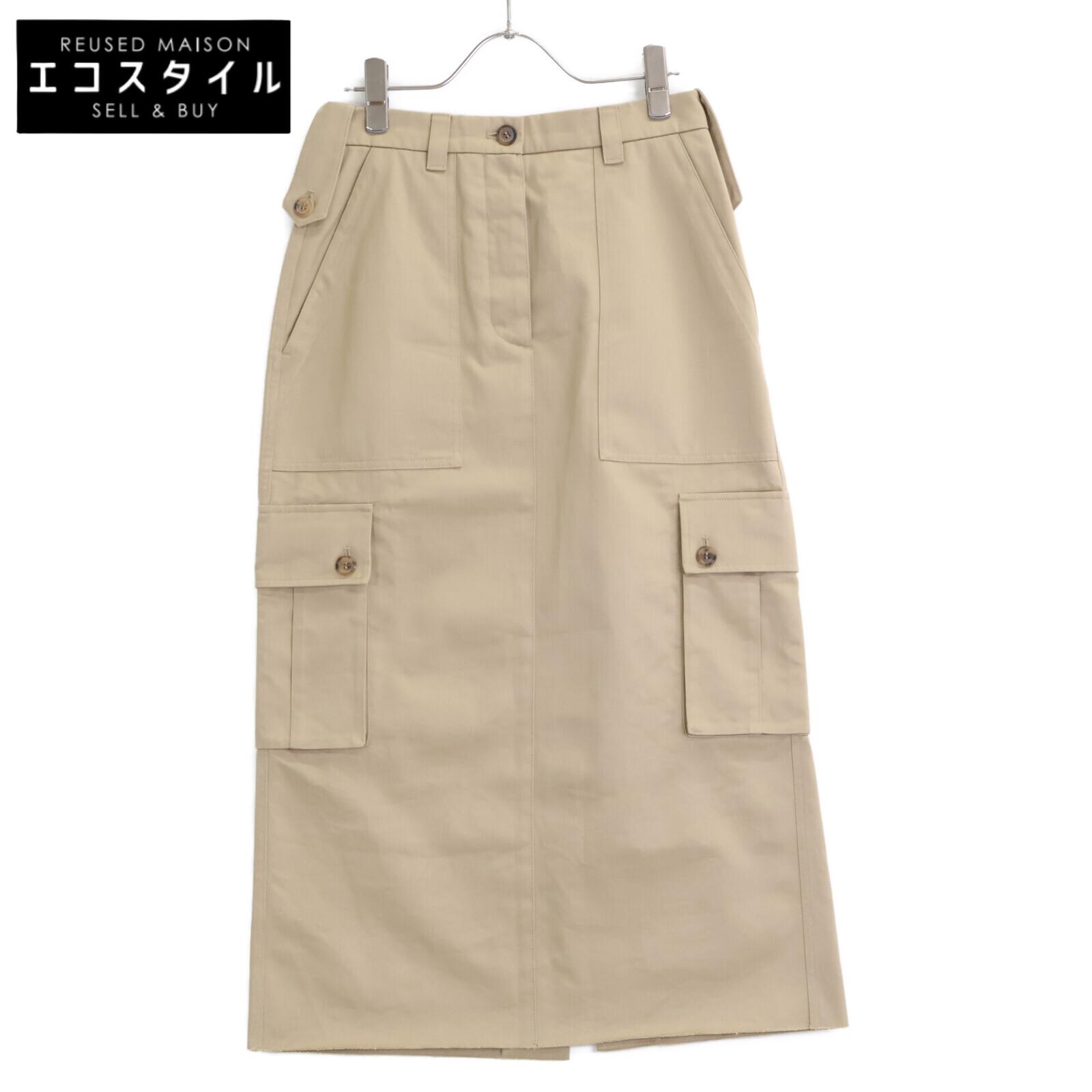 

MIUMIU Beige MG1946 22 year made chino cargo pants skirt 40S beigeUsed