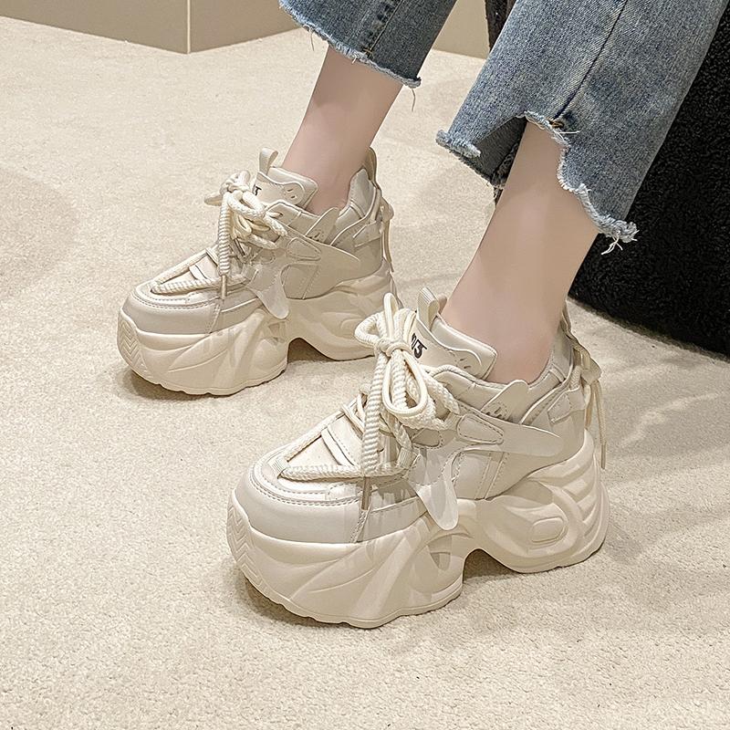 Fashion 10.5CM 2024 Women Run Star Sneakers High Top Platform Women Sports Shoes White Black Casual Fashion Shoes Vulcanized Shoes Feme