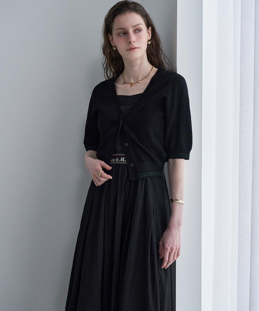 Leni And Mccoy Banding Cardigan Set Dress Mm09Tp001Hjy