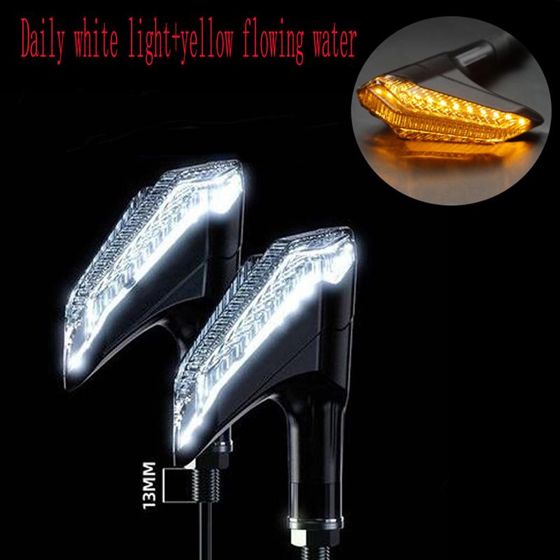 

Мотоциклетный указатель поворота универсальный светодиодный 12 В водонепроницаемый мигающий индикатор мигалка задние фонари аксессуары для ламп белый