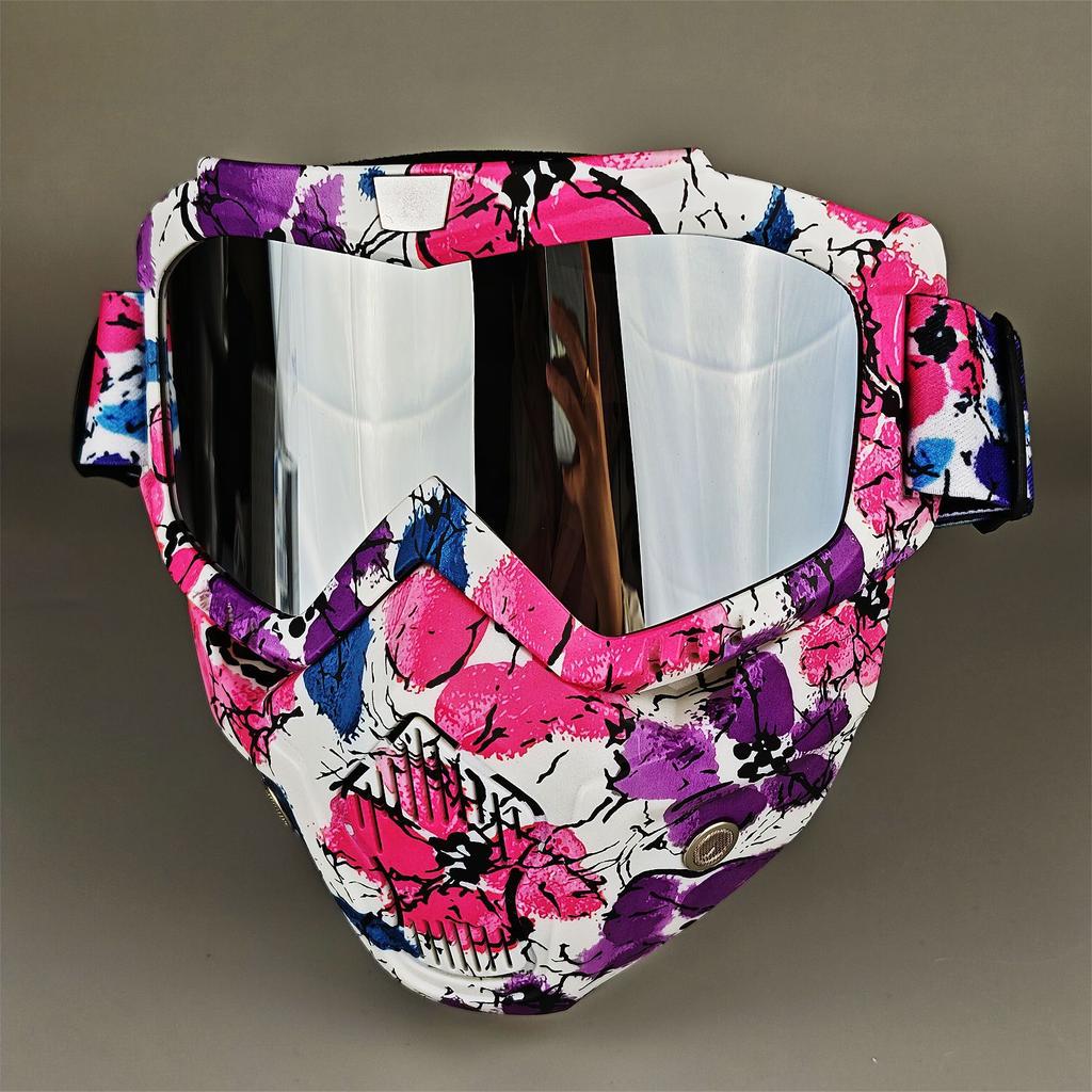 Moto Snow Goggles Mask UV400 Outdoor Riding Men's Windproof Sand Goggles Helmet Mask Mask