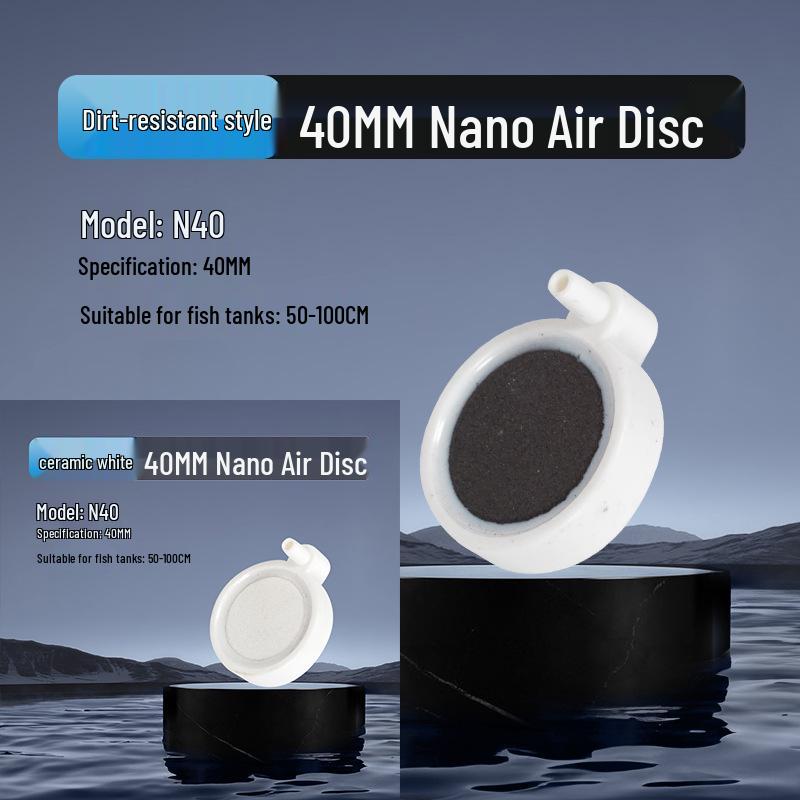 Silent Oxygen Pump and Nano Bubble Diffuser for Fish Tanks
