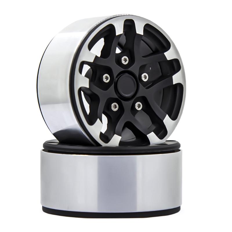 Alluminum Alloy Lock Tire Hub Wheels Model Metal Made Wheel Hub for:TRX4 SCX10 for Car Toy 1/10 Crawler Car