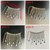 Colored Crystal Crystal Fringe Bottle Cover Long Rhinestone Tassel Non-tarnish Tassel Wine Bottle Charm Elegant Adjustable