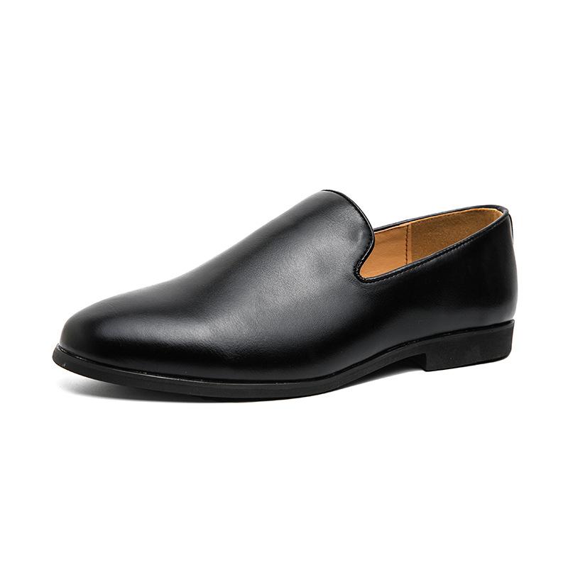 Summer British Doudou Shoes Business Casual Lazy Youth Formal Hairstylist Leather Shoes