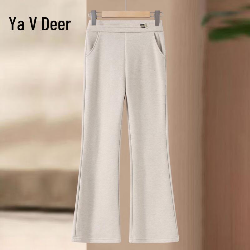 Yalu Mama Women's Autumn/Winter Micro Flared Casual Pants