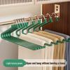 Goose-Shaped Non-Slip Pants Rack, 2-in-1 Z-Shape Hanger with Non-Marking Clips for Wardrobe Storage