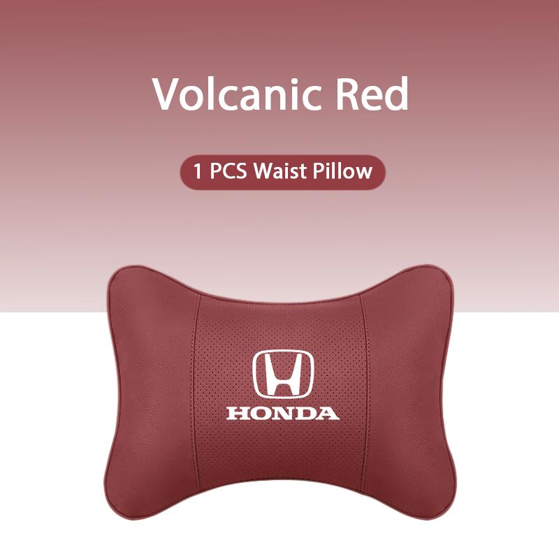 TQDX8 Car Headrest/Lumbar Support Car Neck Pillow Waist Cushion For Honda civic accord fit jazz pilot CRV odyssey passport city vezel
