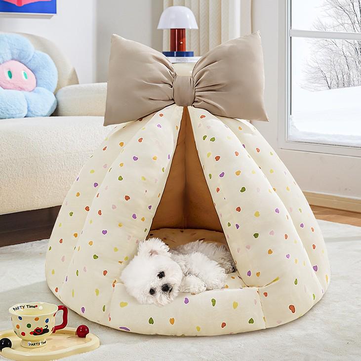 Four Seasons Semi-Closed Pet Tent: Universal Dog & Cat House
