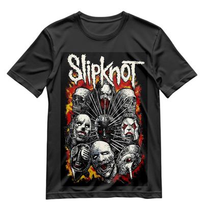 Maglietta Slipknot Maglietta Slipknot Band Maschera Crew Grafica Maglietta in Cotone S-XXXL