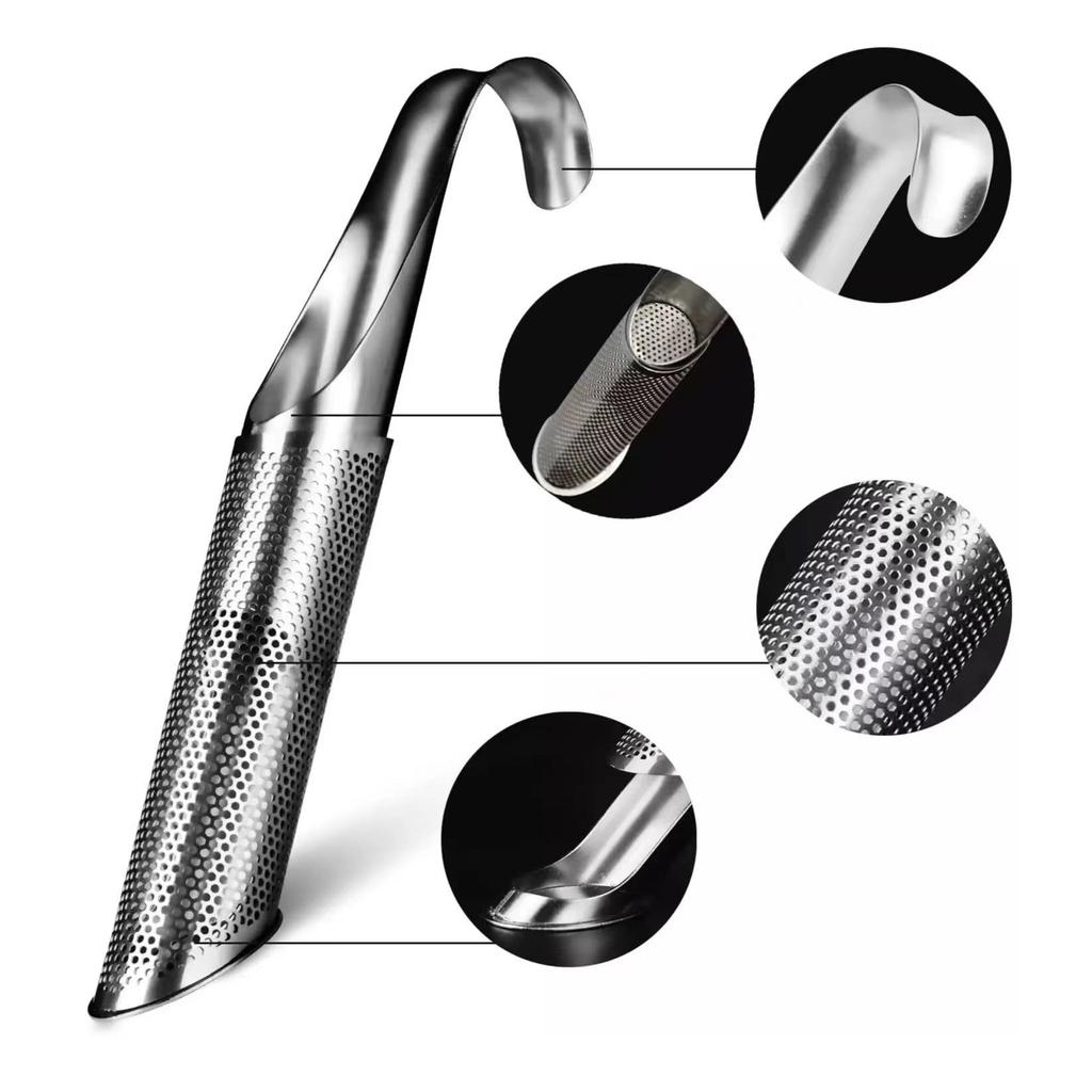 Stainless Steel Tea Infuser with Pipe-Shaped Handle