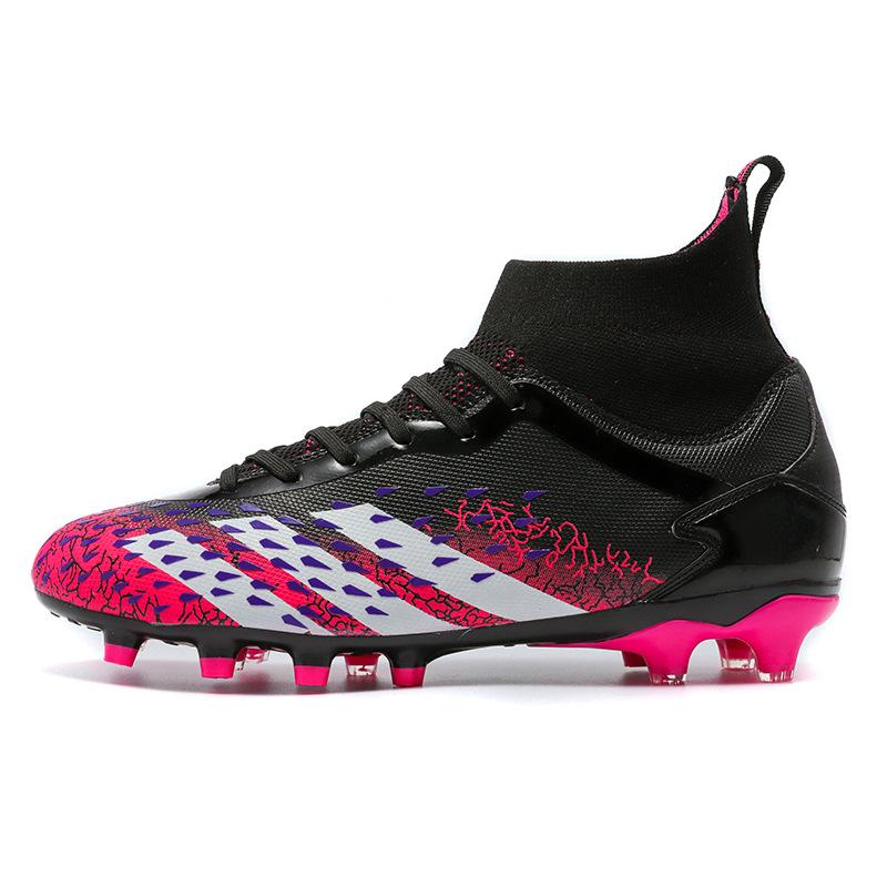 Youth High-Top Football Shoes Men And Women Children Tf Broken Nails Ag Long Spikes Student Sports Training Shoes Men