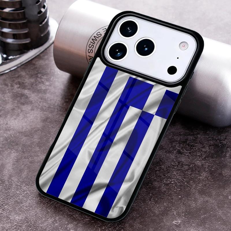 Greece Greek Flag Phone Case for iPhone 17 16 15 Pro Max Air 14 13 12 11 Plus Shockproof Cover