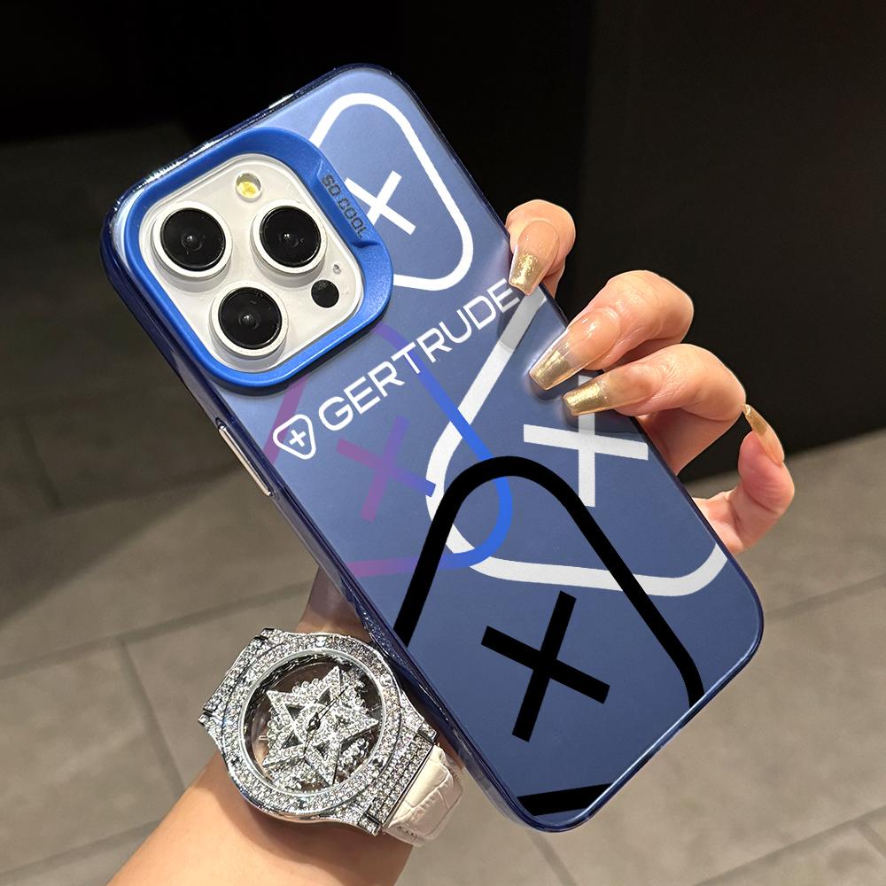 Fashion Letter G-Gertrudes Phone Case for Apple iPhone 17 Air 16 16e 15 14 Plus 13 12 11 iPhone17 Pro Max X Xs XR 8 Matte Cover