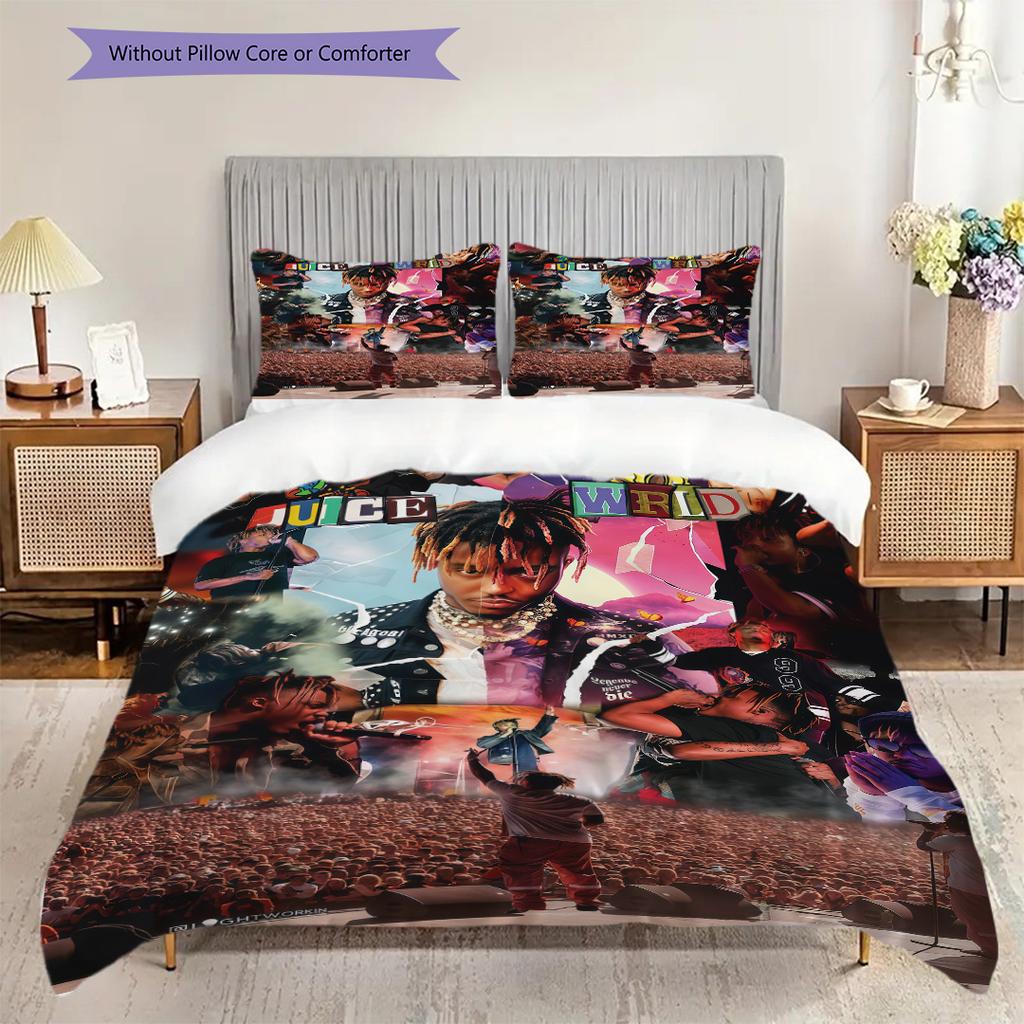 Vibrant Colors Cool Style Threepiece Set 1 Duvet Cover 2 Pillowcase Without Core Christmas Birthday Gift Duvet Cover And Pillowcase