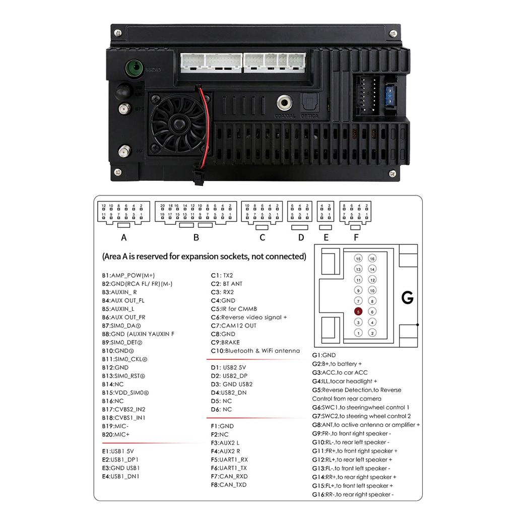 Ossuret Intelligent 8G 128G Android 12 Car Radio For Opel Astra H J 2004 Vectra Vauxhall Antara Zafira Corsa C D Vivaro Meriva 4G Carplay GPS Player
