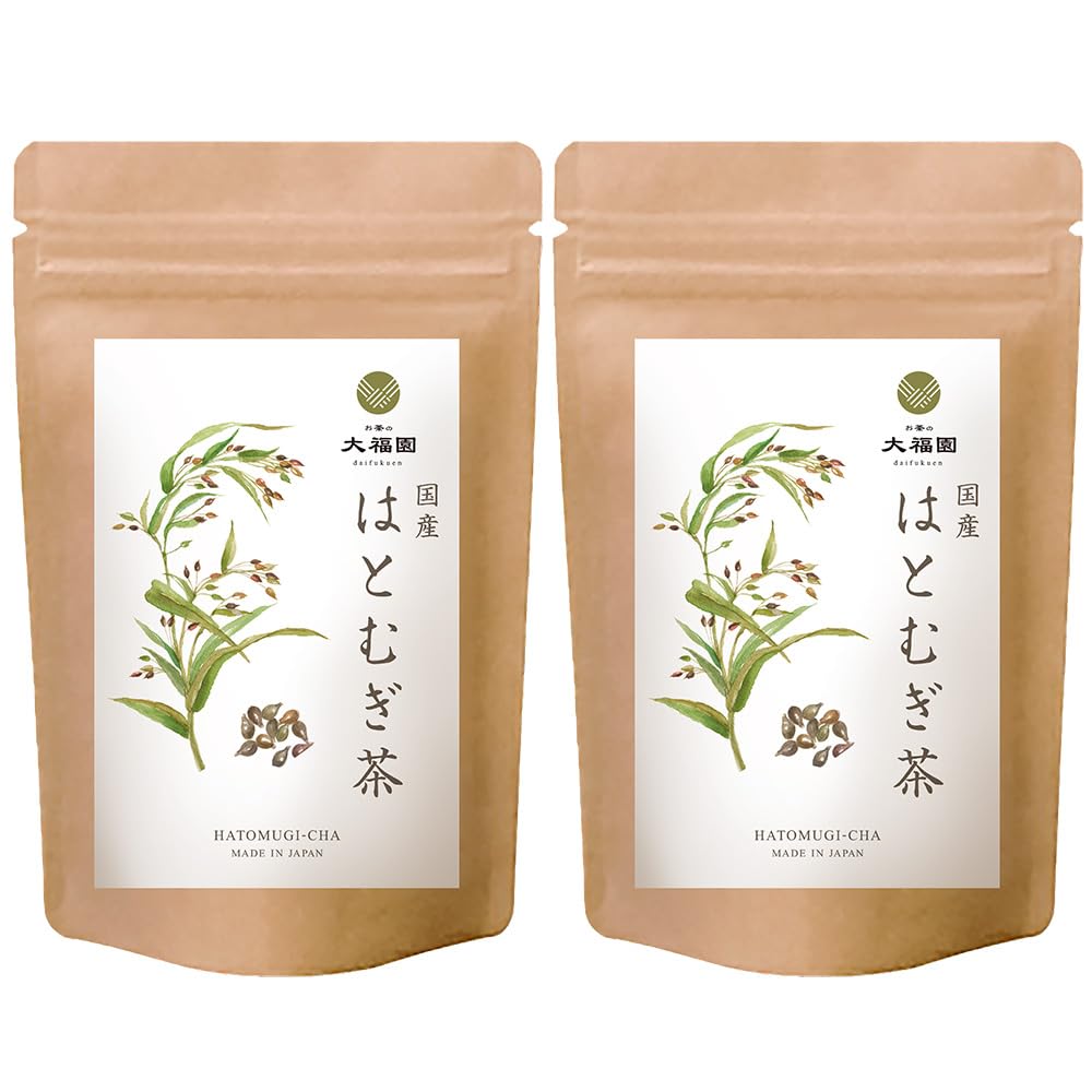 

Дайфукуэн Чай из слез отечественного производства 4 г х 50 чайных пакетиков Чай Здоровый чай Чай, Чай Иова, Пакеты без добавок, (2 сумки), Без кофеина,