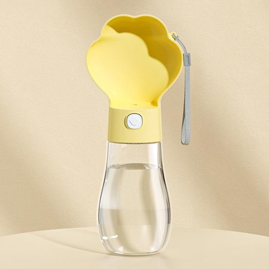 Portable Dog Water Bottle Leak-Proof Water Dispenser with Drinking Bowl Travel Pet Water Bottle for Dogs Cats Outdoor Walking Hiking