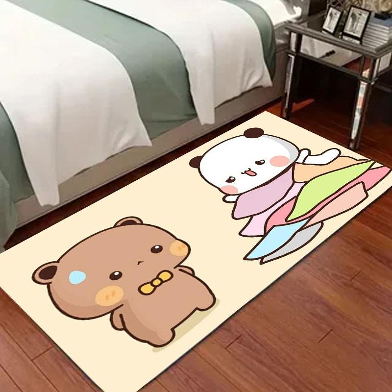 Cartoon Print B-Bubus D-Dudu Carpet for Bedroom Decor Non-slip Home Living Room Sofa Area Rug Hallway Bathroom Kitchen Floor Mat