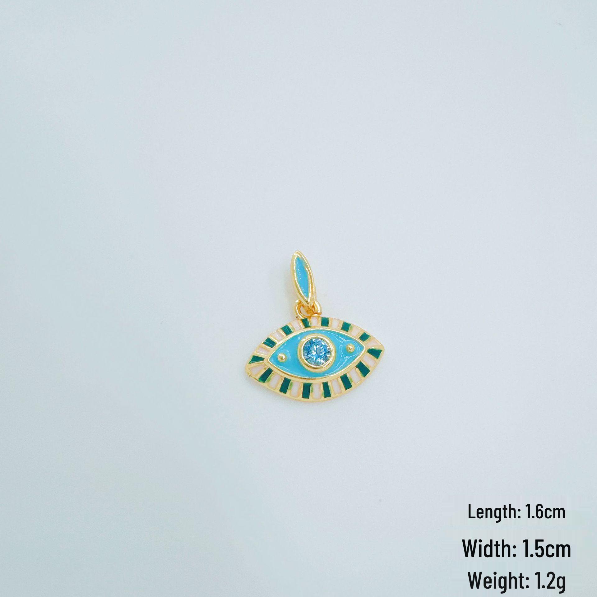 Blue Evil Eye Pendant Charm for DIY Jewelry Bracelets  Necklaces