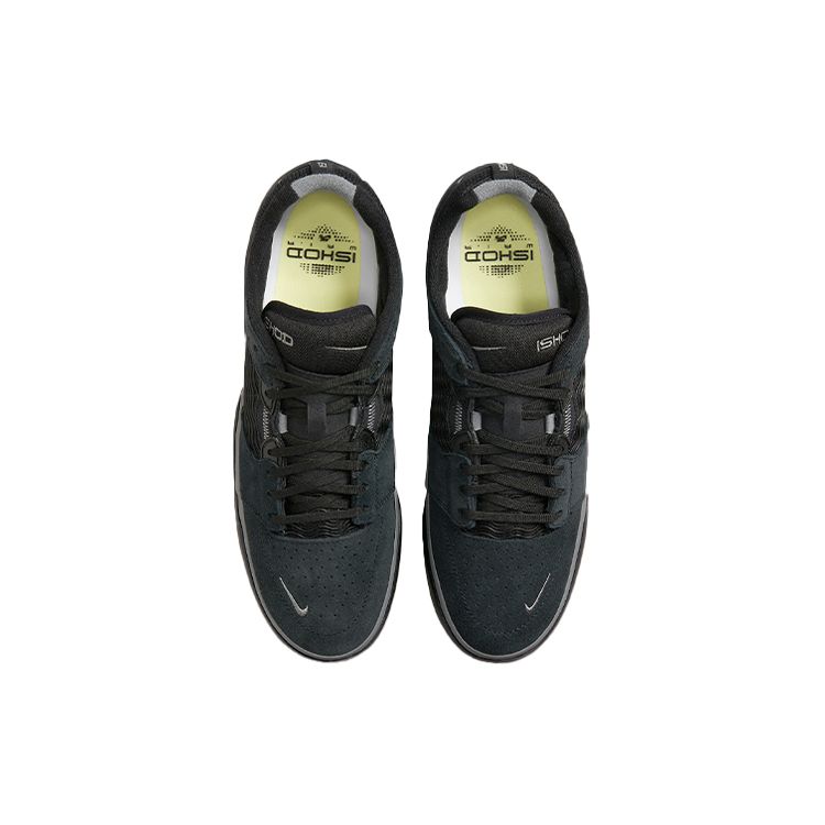 Nike Ishod Wair SB Black Dark Grey Unisex Sneakers White DC7232-003