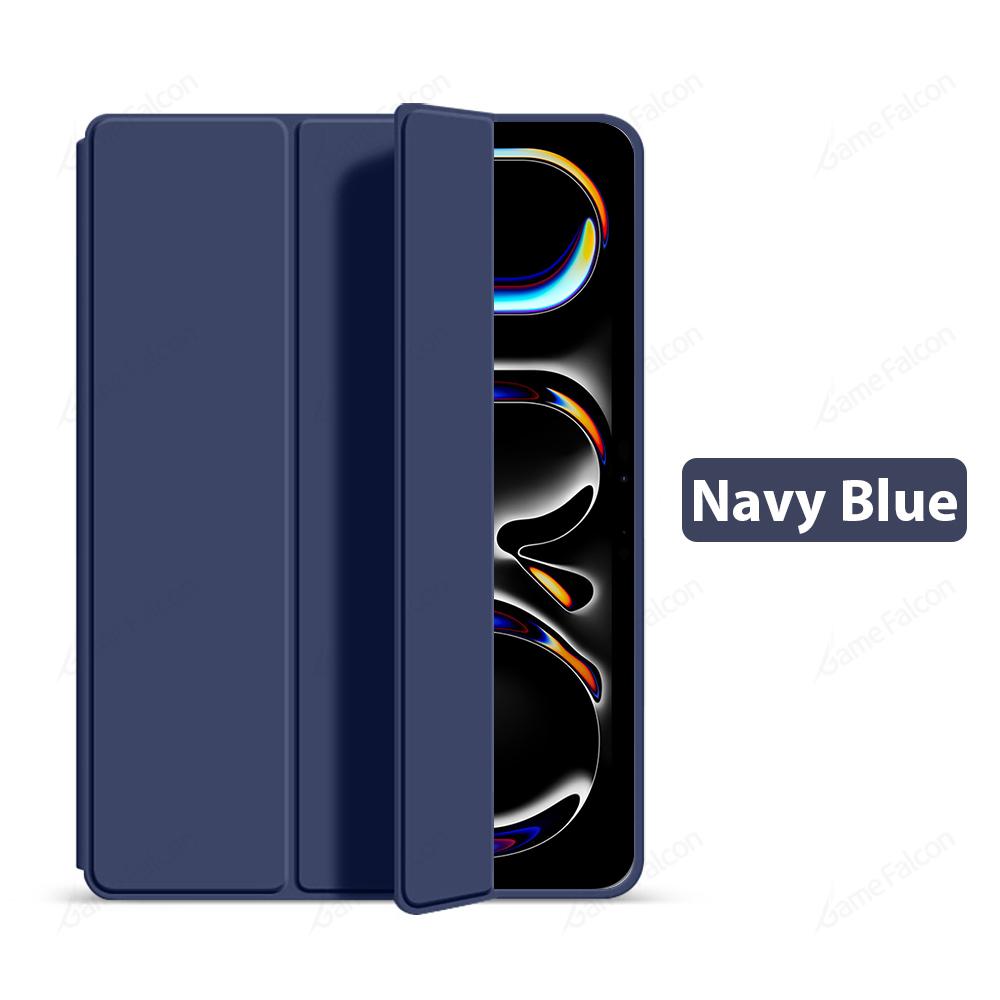 For Ipad Pro 11 2024 M4 Case 4th 3th 2th 1th Gen Flip Trifold Stand Soft TPU Tablet Cases Funda for Ipad Air 11 Cover M2 M3 2025
