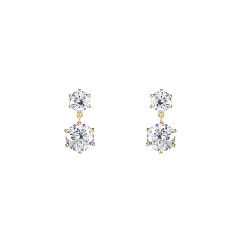 JYDDM 6-Prong Modern Drop Stud Earrings