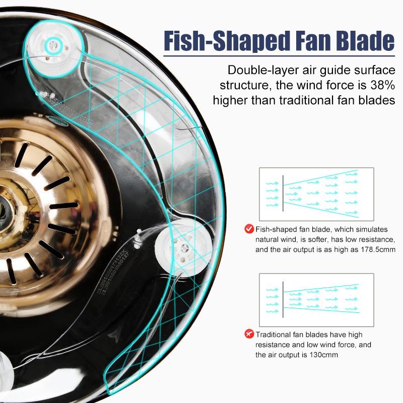 42 Pollici 6 Velocità 4 Pale Lampada Ventilatore Pieghevole Retrattile LED RGB Ventilatori da Soffitto Invisibili Dorati Luce Pendente 4 IN 1 con Telecomando APP