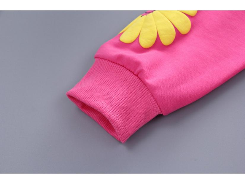 Spring & Autumn Fashion 3-Piece Set for Baby Girls: New Style Children's Clothing