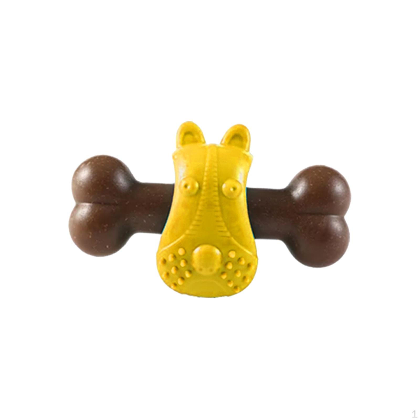 

Durable Dog Chew Toy for Training and Play - Tough Resilient Bone Outdoor Fun жовтий