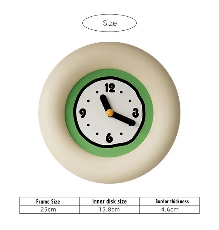 Ins Style Clock Hanging Wall Decor Living Room Simple Modern Silent Timepiece Decorative Gifts