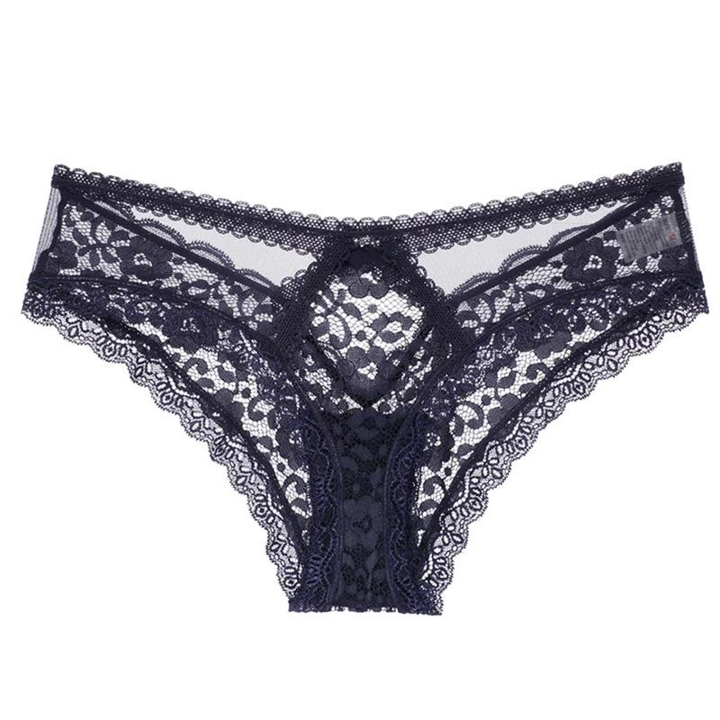 

Новые полые трусы с низкой талией и кружевными краями для женщин с милым бантом и женские треугольные брюки