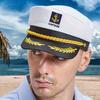 Adult Sailor Captain Hat - Cosplay, Adjustable Unisex Party Costume Headwear Accessory for Masquerade and Events, Nautical Theme