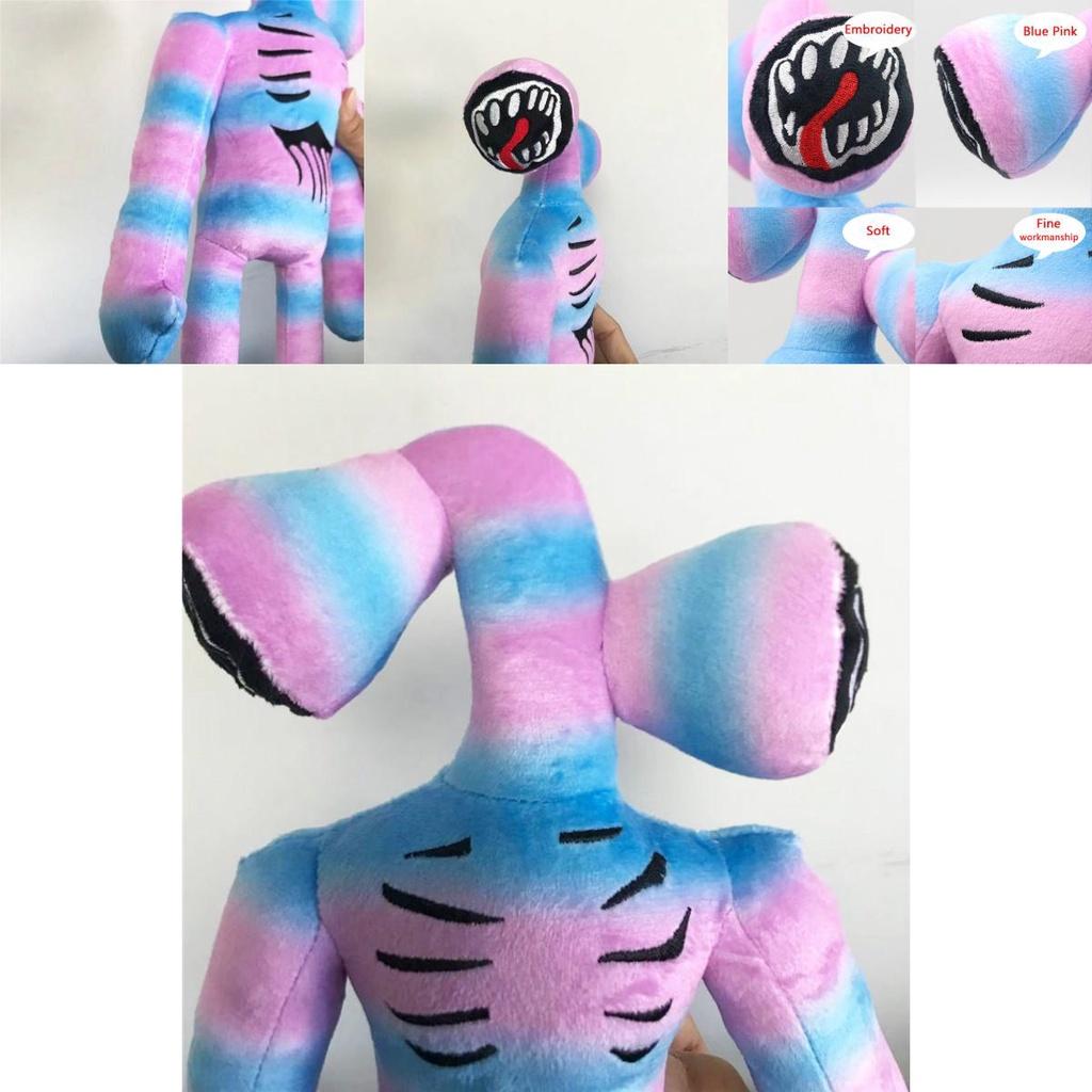 37cm Cartoon Rainbow Siren Head Plush Toy Ideal For Kids Delightful Horror Stuffed Doll
