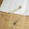 Aroma Candle Tool Kit: Wick Trimmer, Snuffer, Extinguishing Hook, and Tray.
