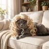 Eye-catching Pet Cosplay Wig Novelty Funny Pet Wig Spoof Wig Cat Headdress  Parties