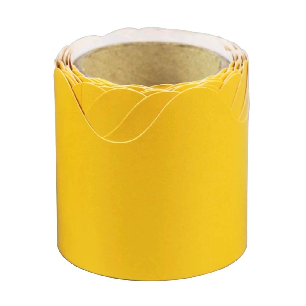Durable Paper Border Trim Colorful Scalloped Border Trim Classroom Decoration