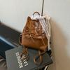 Niche Backpack Commuting Casual Backpack Handbag High-end Versatile Fashionable Comfortable Solid Sweet Cute Personality