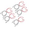 5 Sets Banana Test   Testing Cable Male To Male 2mm 30V AC 60V DC 10A Accessory Set Kit