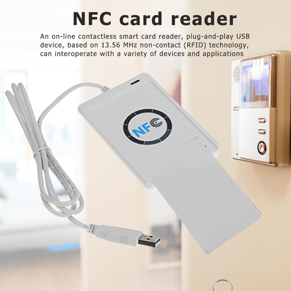 ACR122U NFC Card Reader Writer Plug and Play USB Device Non-contact Smart Card Reader for Access Control Electronic Ticketing